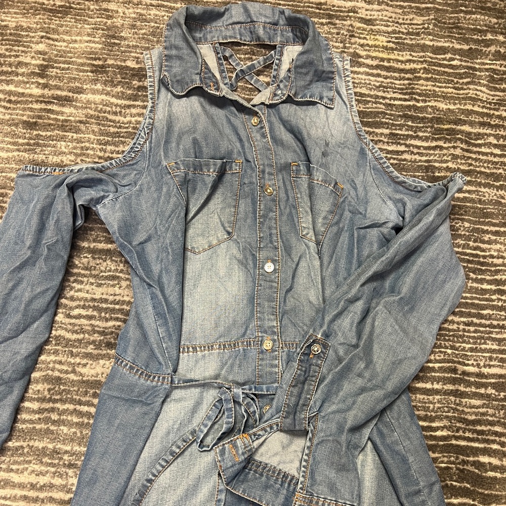 Denim dress